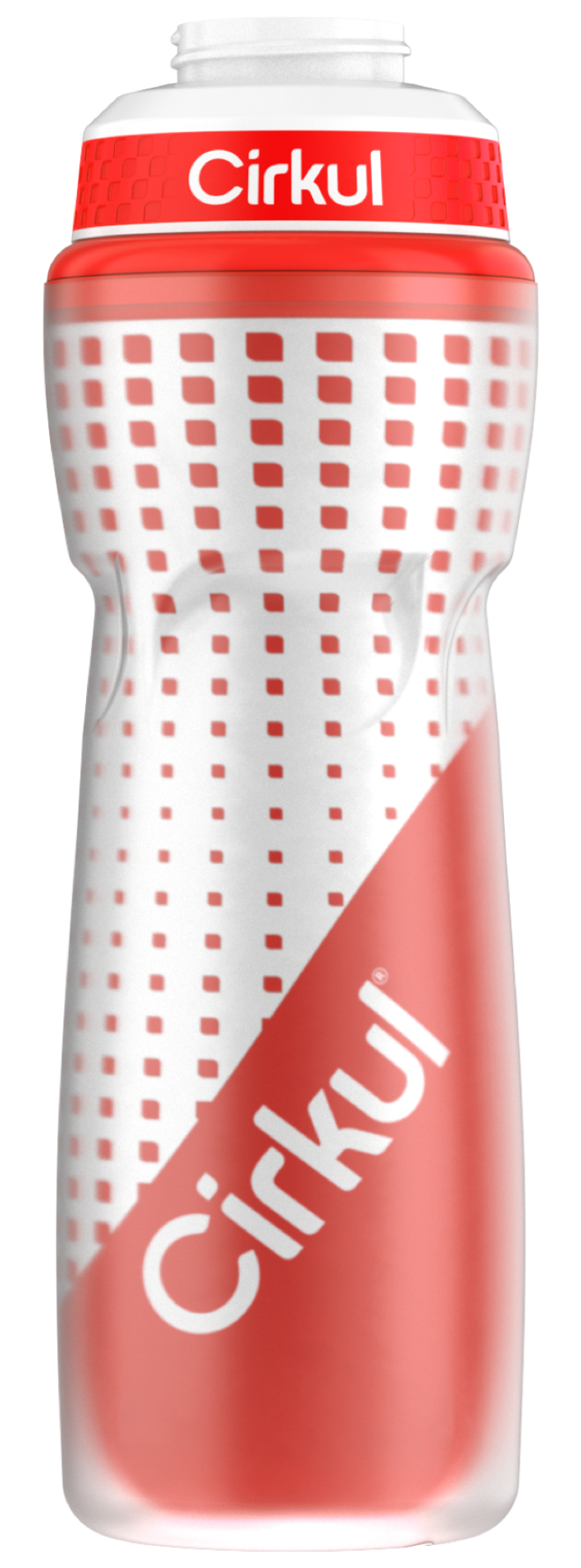 22oz. Insulated Squeeze Plastic Bottle & Sport Lid